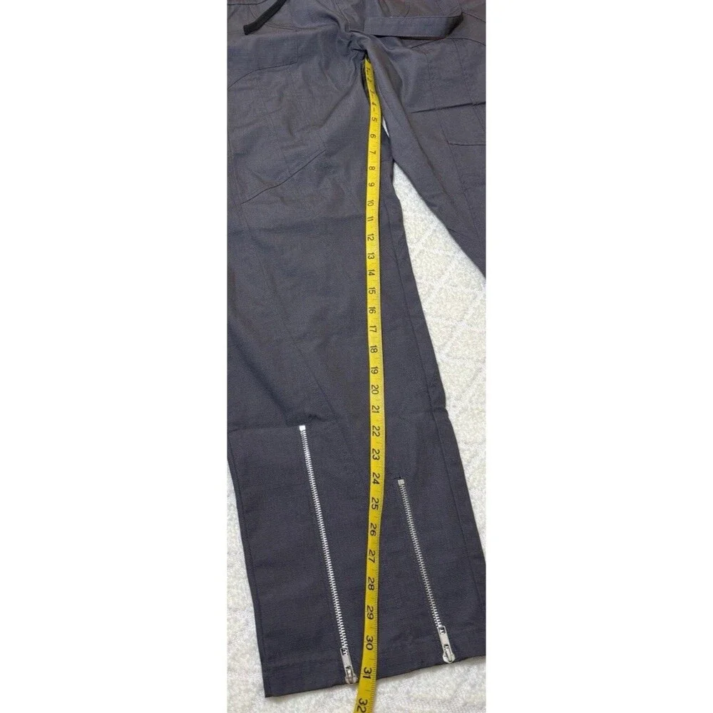 New Sui Generis Designer Grunge Streetwear Zippers Clips Windbreaker Pants Large
